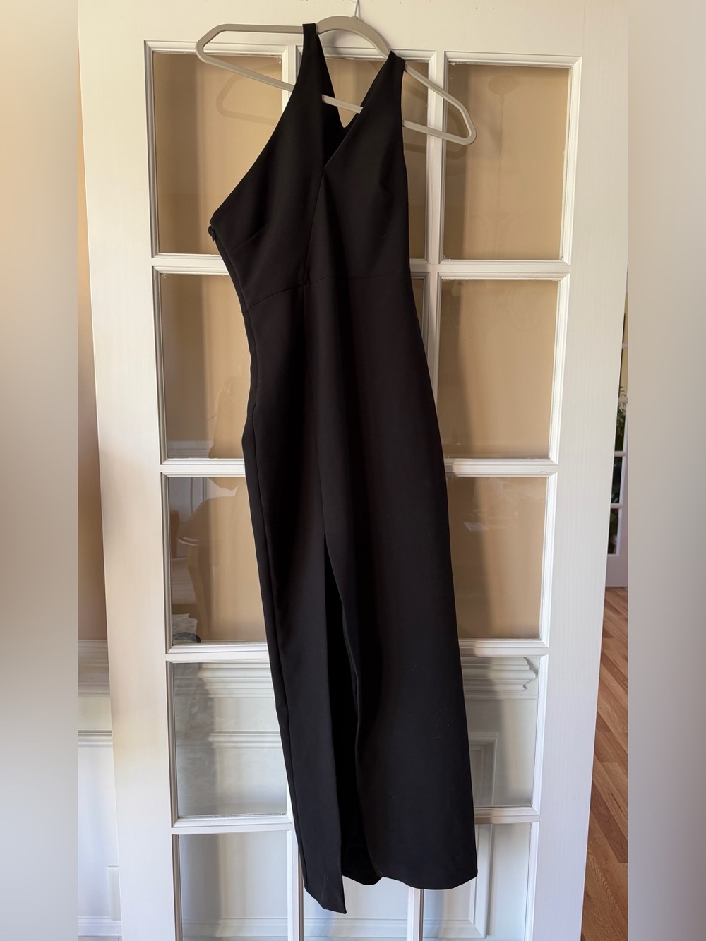 Likely Roxy Gown in Black Asymmetrical One-Shoulder High Side Slit Size 2 - Picture 3 of 8